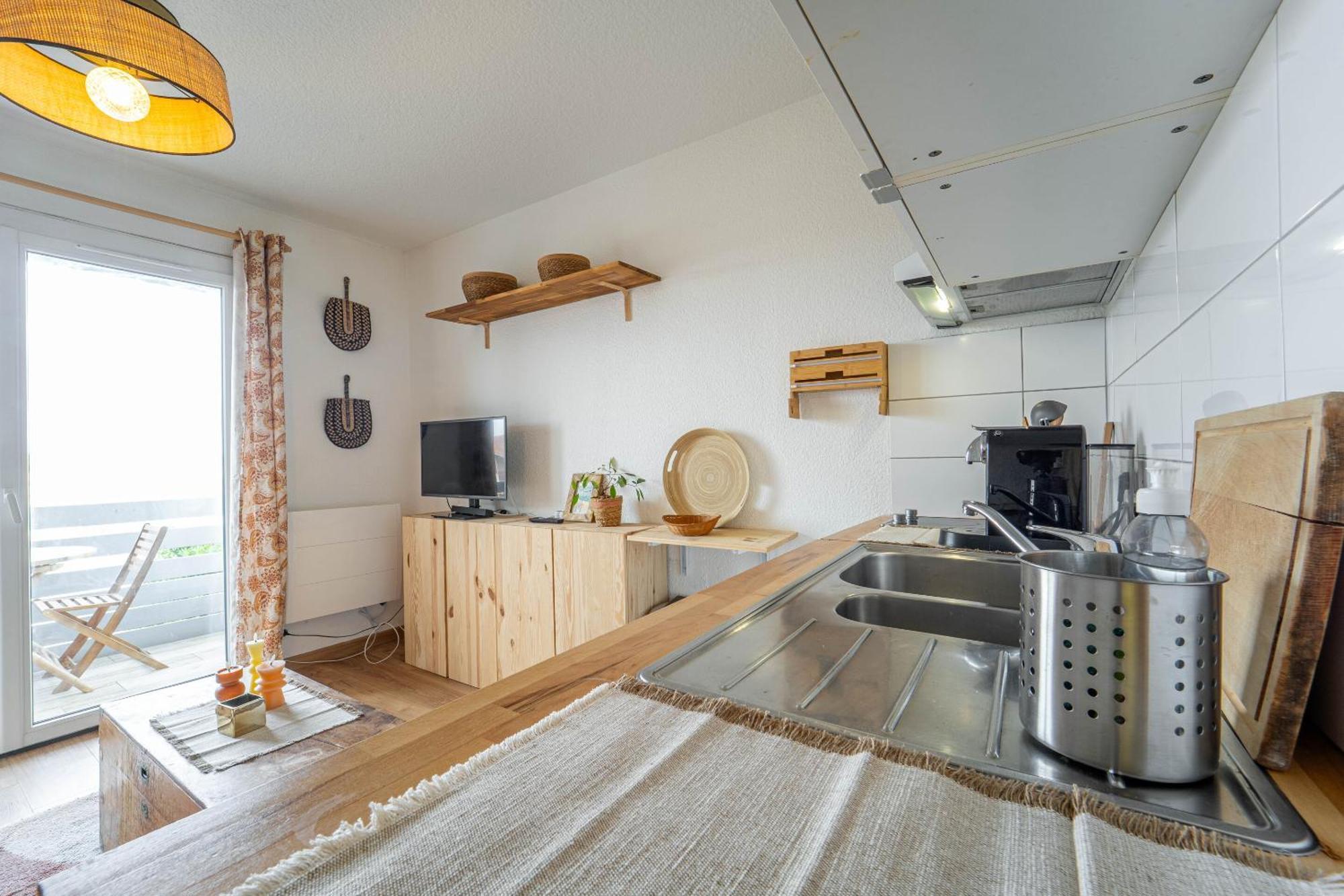 Appartement Au Pied Des Dunes Avec Vue Biscarrosse Ruang foto